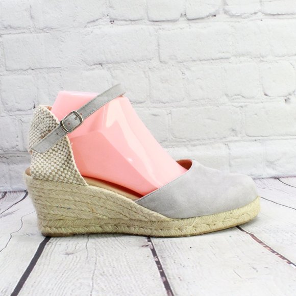 paseart Shoes - PASEART Closed Toe Espadrilles Wedge Sandals 9